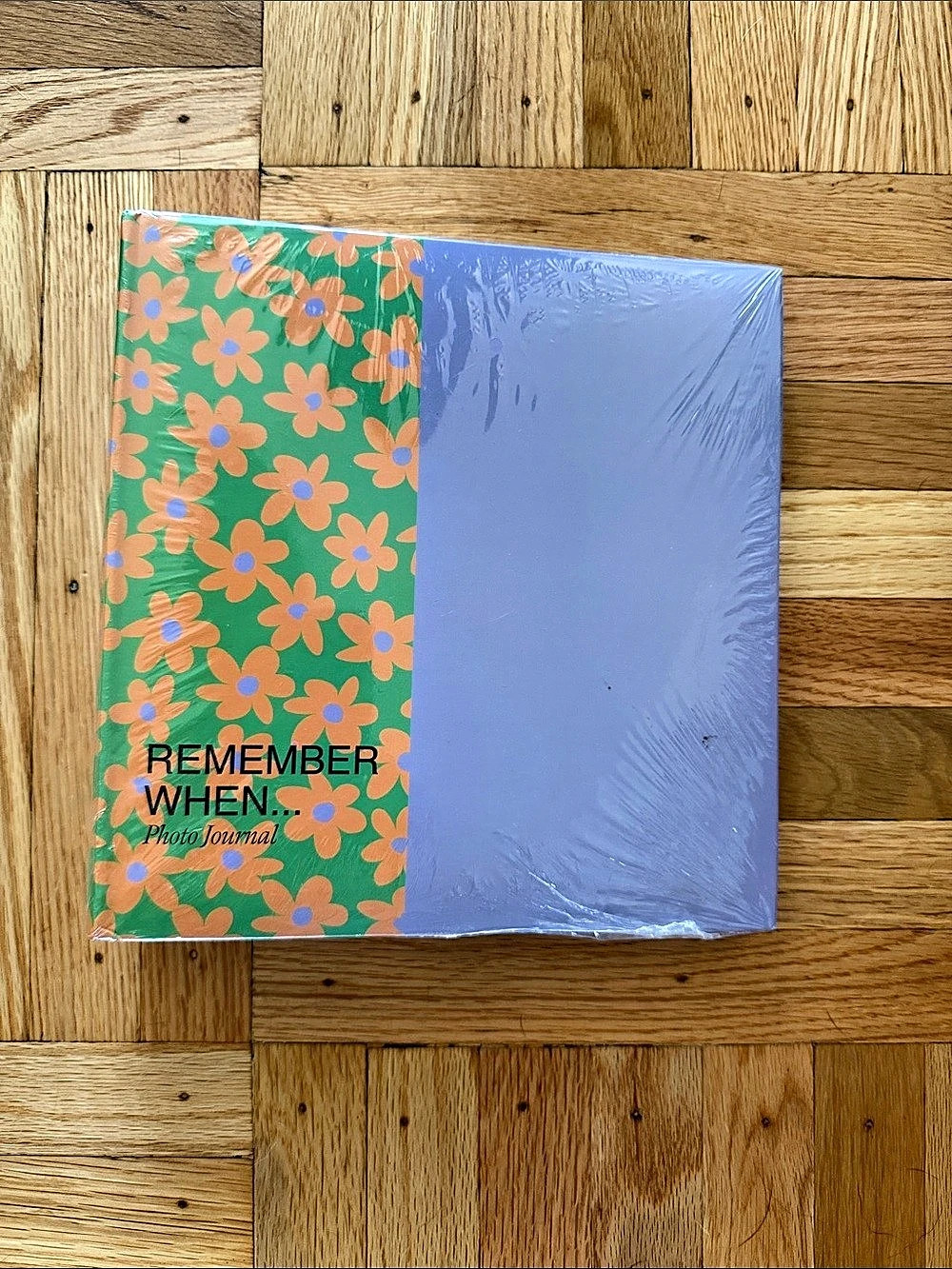 Urban Outfitters Remember When Photo Journal, Purple Green OrangeFloral